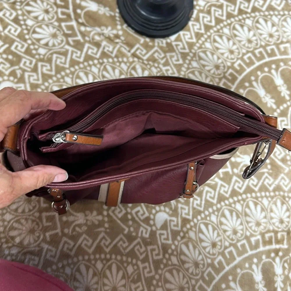 Rosetti Faux Leather Crossbody Bag
